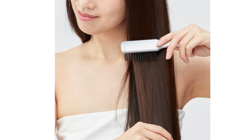 hair straigthning at home