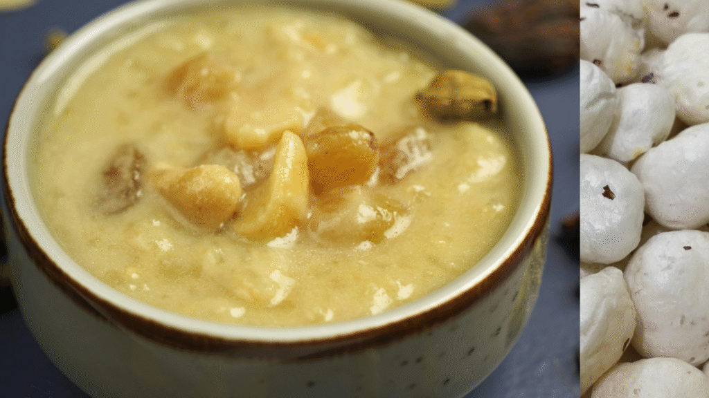 makhana kheer recipe in hindi