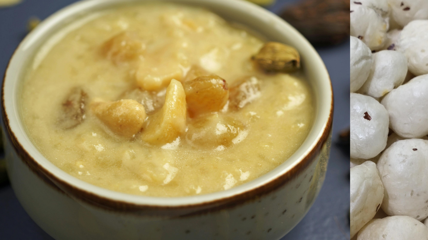 makhana kheer recipe in hindi