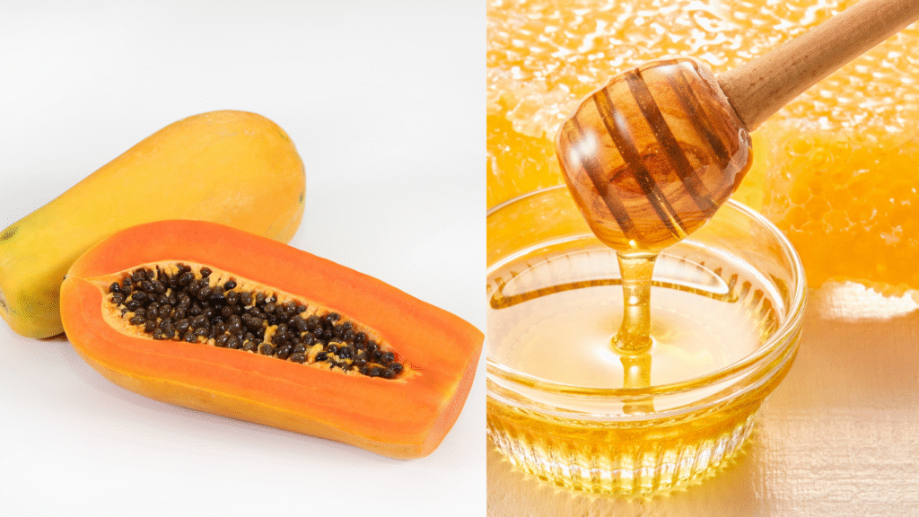 papaya and honey hair mask