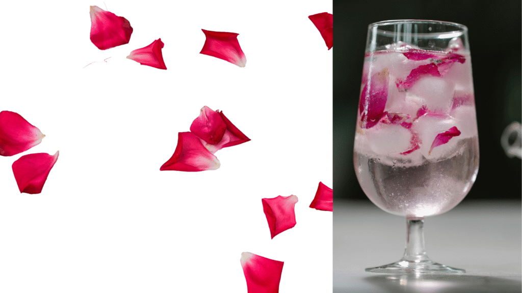 rose water for dark circles