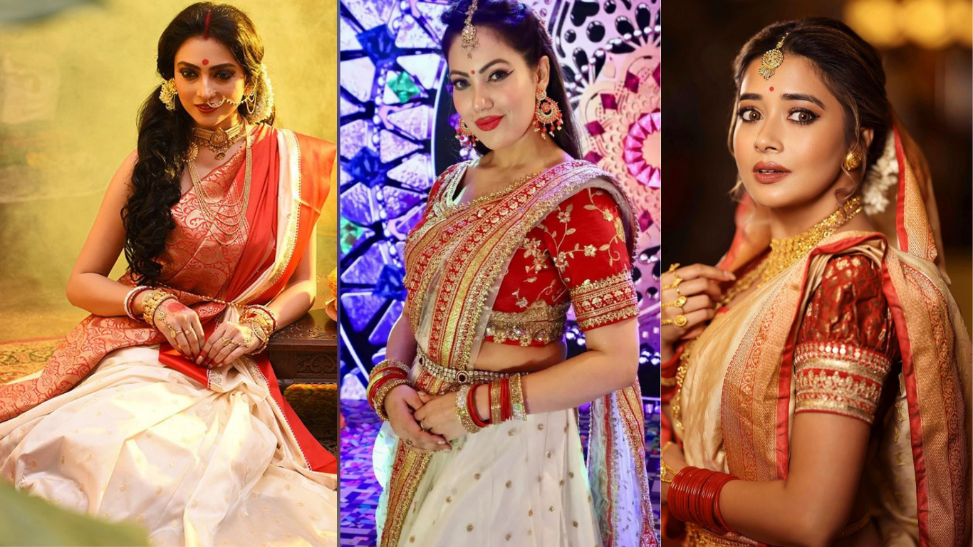 bangali saree look