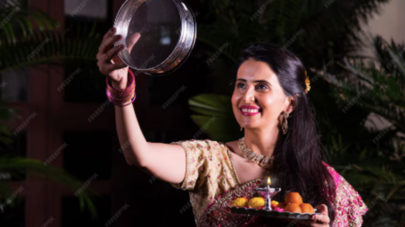 karwa chauth par chalni se chand dekhne ka mahtav