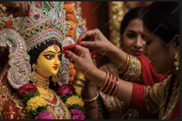 navratri main maa durga ki puja kaise karen