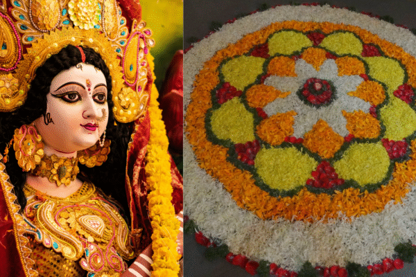 rangoli design for navratri