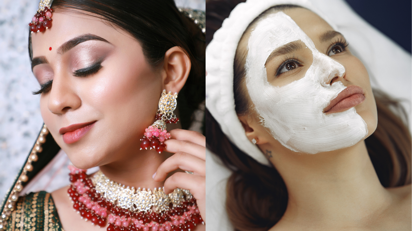 Facepack for Karwa chauth makeup look