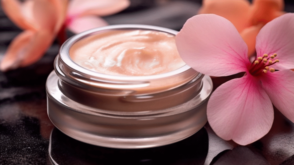 cream and sandel wood facepack