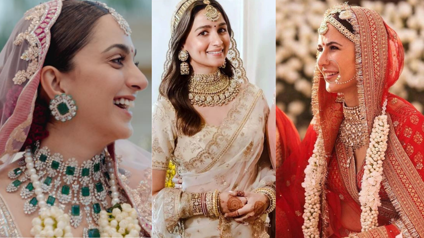 celebrity bridal look and makeup ideas