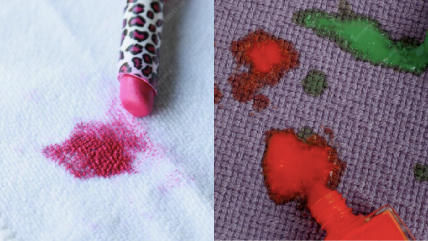 tips for remove lipstick and nail paint stain from cloth from in hindi