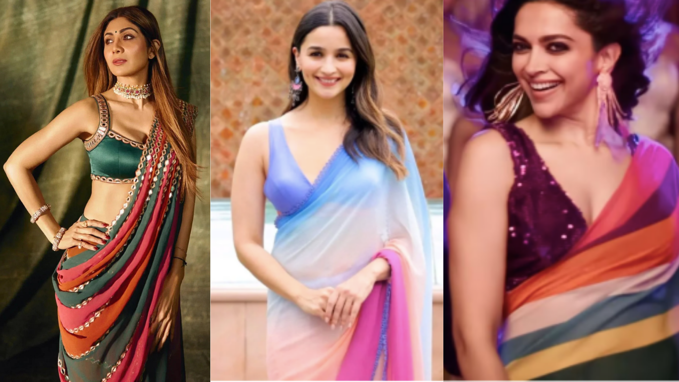 multi colored saree blouse matching tips in hindi