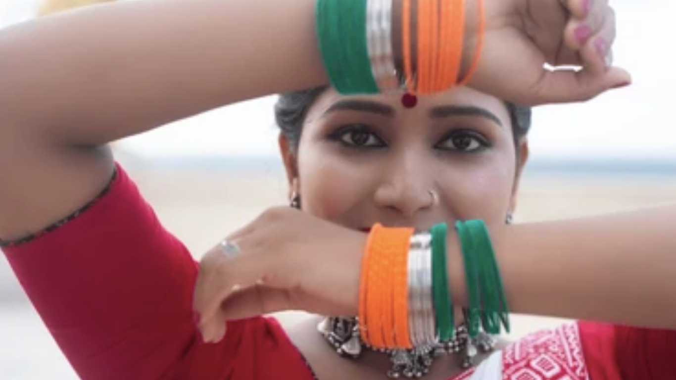 republic day tiranga bangles design