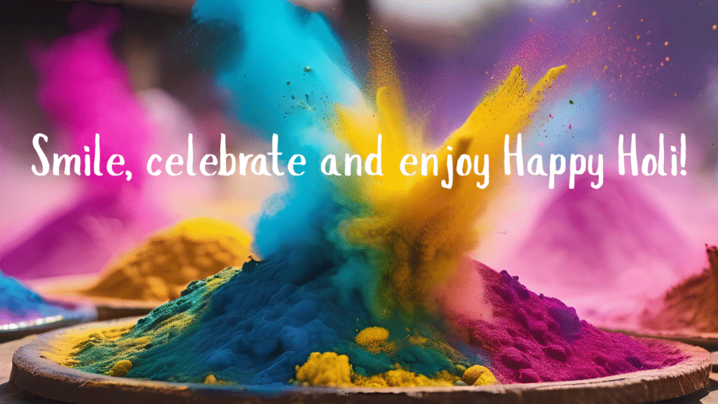 Short and Sweet Holi Wishes