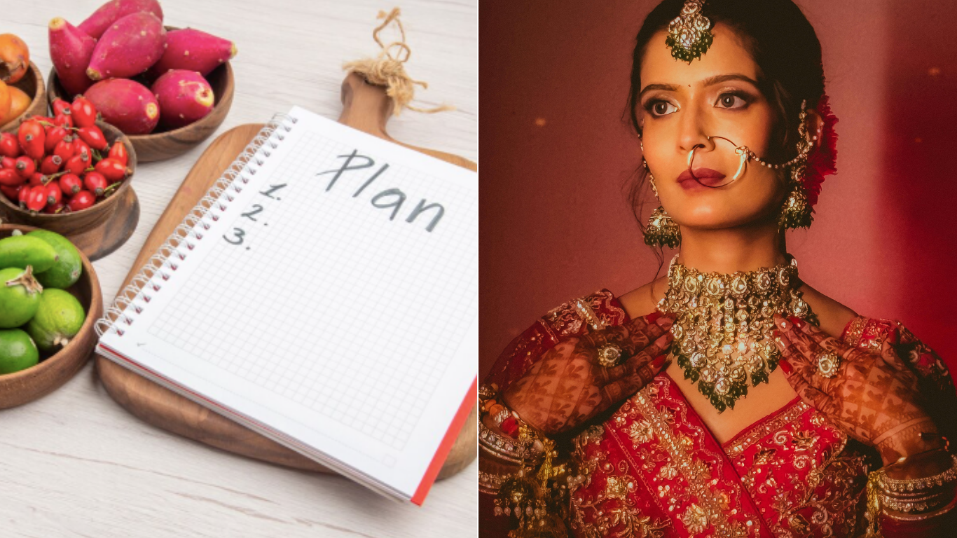 bridal diet chart for glowing skin