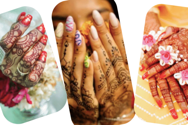 bridal nail art design ideas