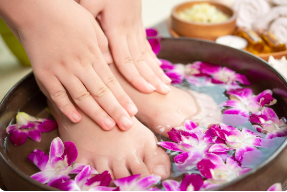 pairon ko chamakdar banane ka gharelu pedicure pack