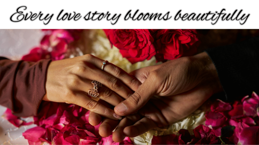 romantic flower captions and quotes