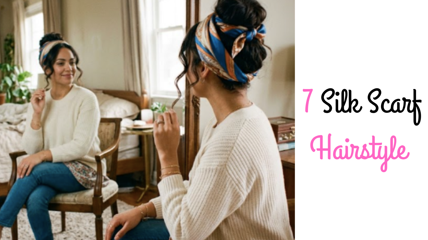 Silk Scarf Hairstyle